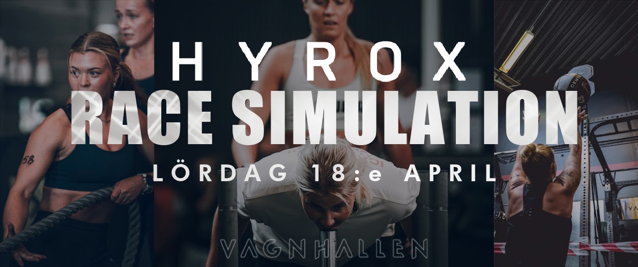 HYROX race simulation - Lördag 18 april